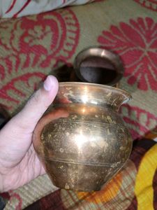 Vintage Brass Pot