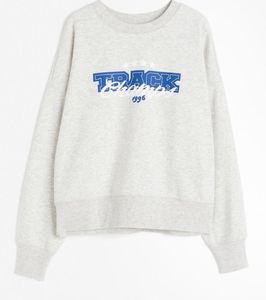 H&M Grey "TRACK" Sweatshirt