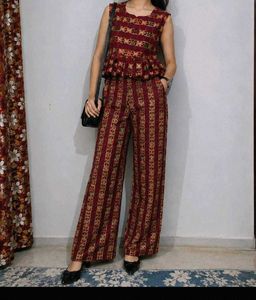 Highly Embroidered Co-ord  Set