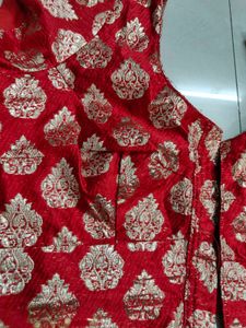red colour blouse