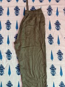 Westside Gia Curves Olive Green Pants
