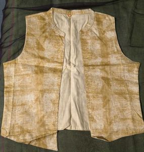 Boho Textured Sleeveless Vest
