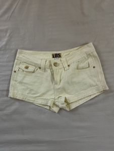Butter Yellow Denim Shorts