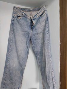 Light Wash Wide Leg Jeans