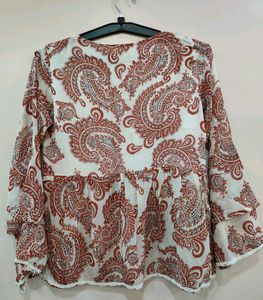 Empire Top In Rust Color (Women)