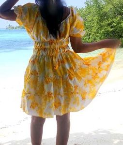 Sale Price! Pretty Yellow Mini Dress 👗💛