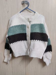 Cozy Striped Knit Cardigan
