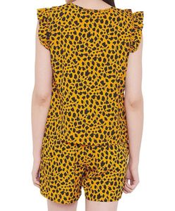 Leopard Print Jumpsuit Co-ord Set M SIZE