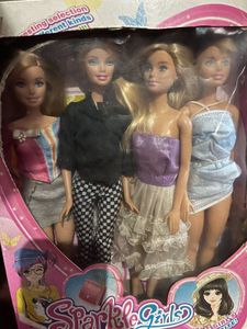 barbie doll with box