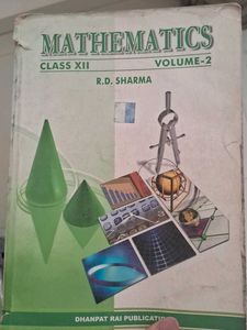 R.D. Sharma Mathematics Class XII Vol 2