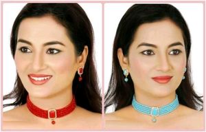 (Pack of 2) Choker & Earring Set New