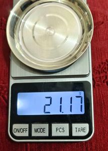 Decorative Silver Pooja Plate