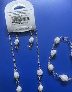 Natural Stone Necklace Set