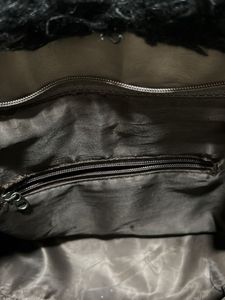 Spacious Copper Fur Bag