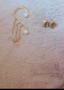 Sparkling Ear Cuffs &amp; Earrings Set