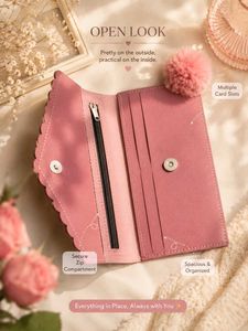 Wild orchid Pink Wallet