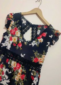 Multi Floral Printed Dress For 36 Bust