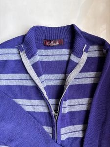 Striped Zip-Up Jacket