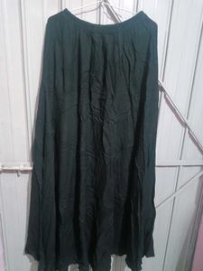 Elegant Black Tiered Maxi Skirt