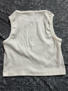 Heart Print Sleeveless Top
