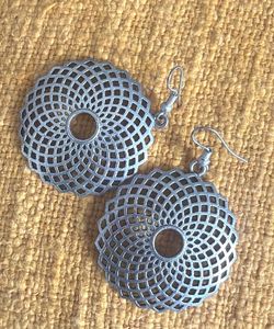 Unique Mandala Design Earrings