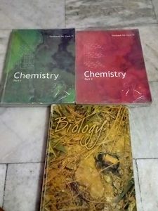 Class XI Chemistry & Biology Textbooks