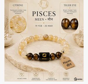 Pisces Natural Multi Stones Bracelet