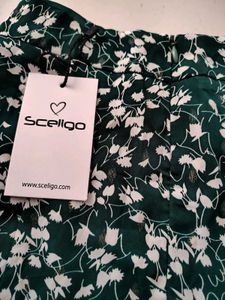 Floral Print Midi Skirt