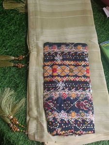 Beautiful Ethnic Saree with tassels