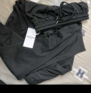 Savana Black Jogger Pants
