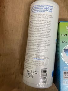 3 piece set - Face toner, mask and serum