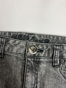 Embellished Rhinestone Guess Jeans Denim Mini