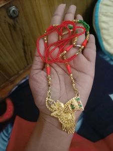 Elegant Gold-Toned Mangalsutra Necklace