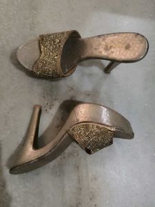 Embellished Heeled Sandals