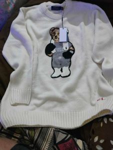 NEW Ralph lauren teddy sweater