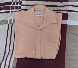 Classic Pan America Men's Peach Shirt