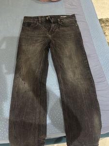 Dark Wash Straight Leg Jeans