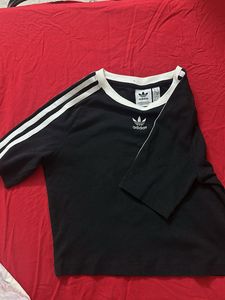 Original Adidas 3-Stripes cropped top