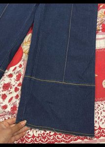 Wide Leg Denim Pants