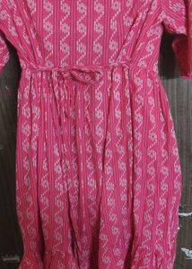 Vibrant Pink Ethnic Gown