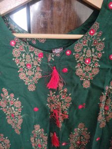 Beautiful Emerald Green Kurta