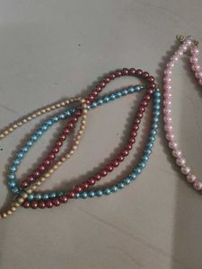 Pearl Beaded Necklaces Fancy