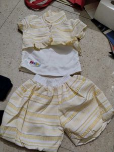 Cute Blue &amp; Yellow Outfit Set