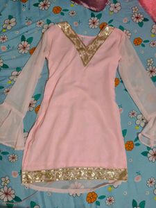 Elegant Pink Kurta Set with Dupatta