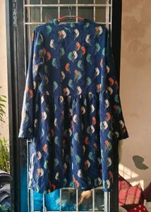 Very Beautiful Velvet Bird Frock