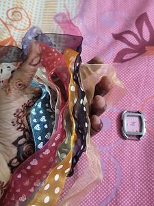 Women's Watch and with colourfull belt