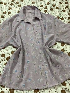 Vintage Floral Button-Up Shirt