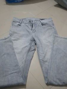 Light Wash Straight Leg Jeans