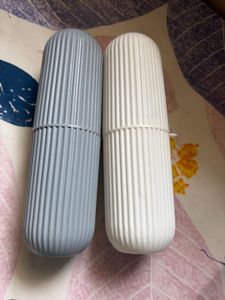 Set of 2 Toothbrush Holders- Brand New