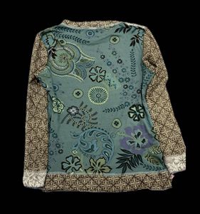 𓏲๋࣭࣪˖🪼.ᐟBoho Paisley Print Top